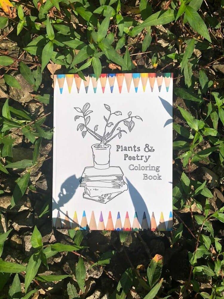 Plants & Poetry Coloring Book
