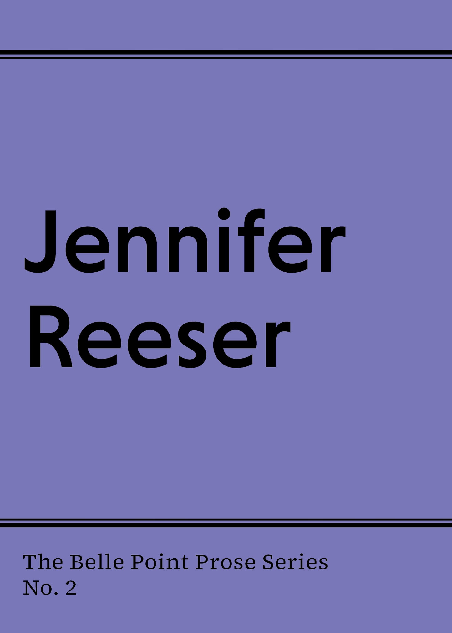 Prose #2: Jennifer Reeser